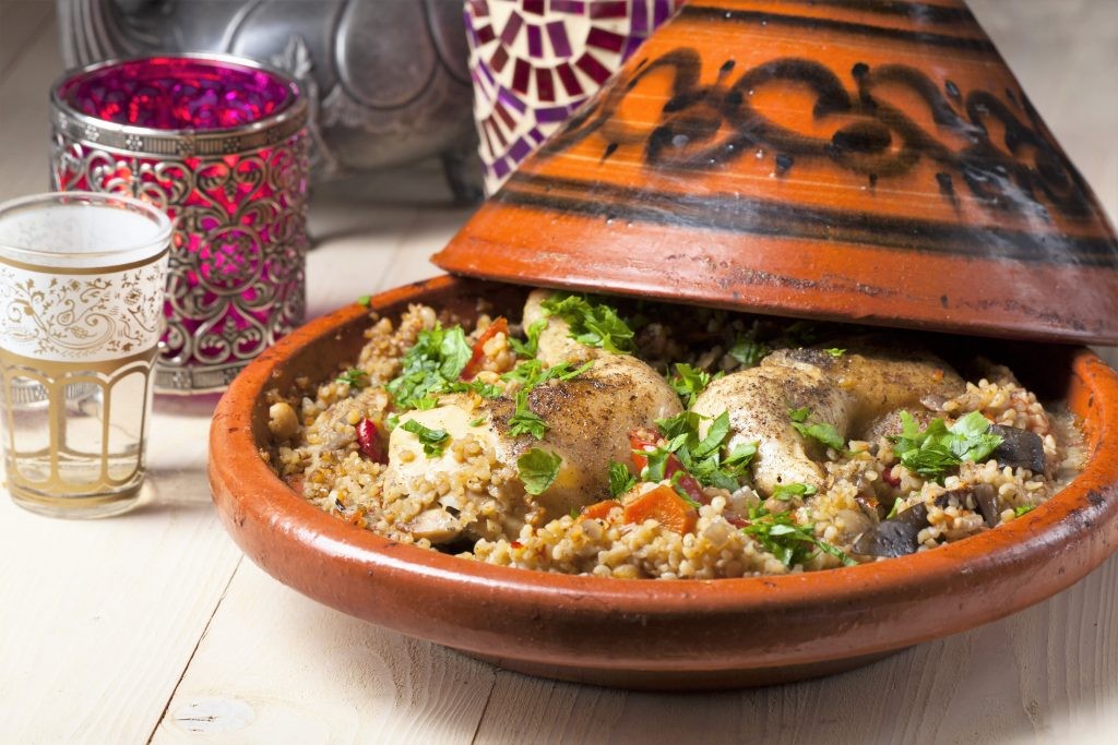 Tajine de poulet aux épices