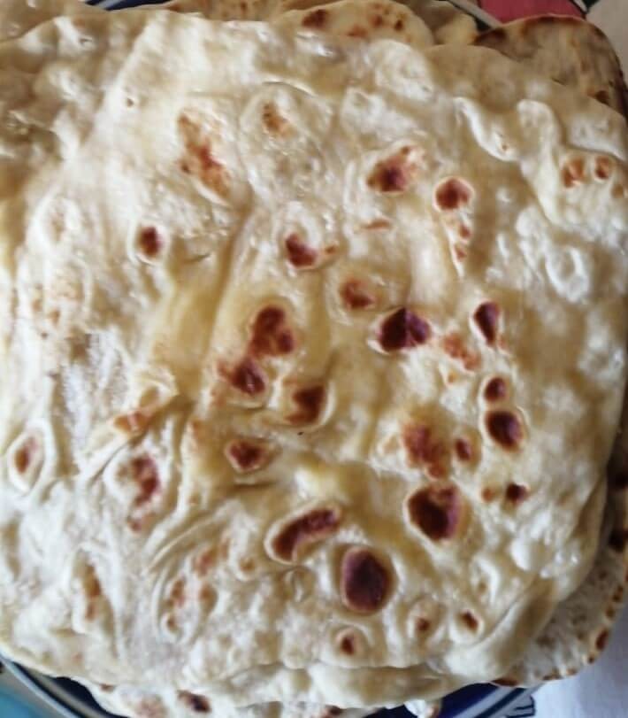 Naan au fromage