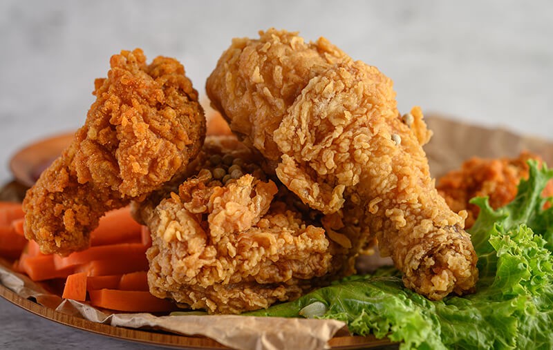 Recette Poulet frit à l'américaine