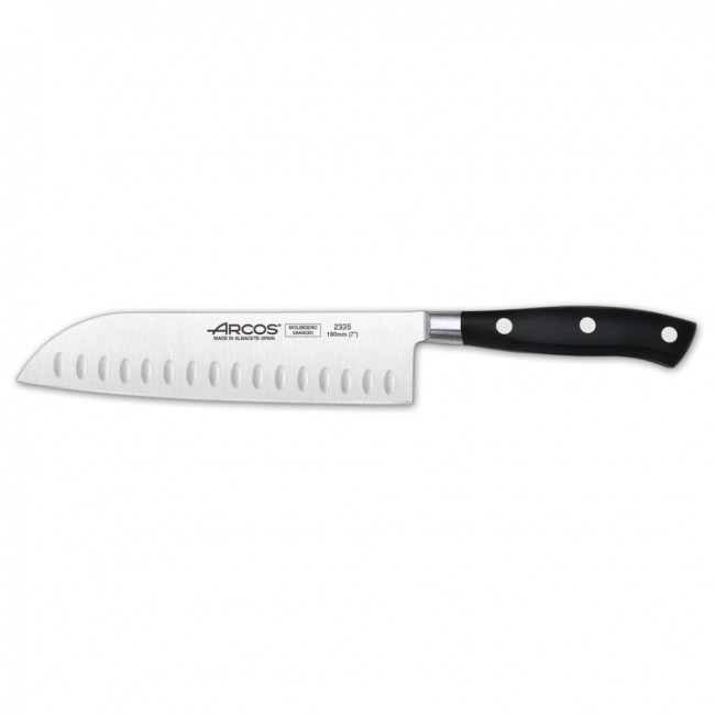 Couteau Santoku - lame inox Nitrum 18cm - A l'unité - Riviera - Arcos