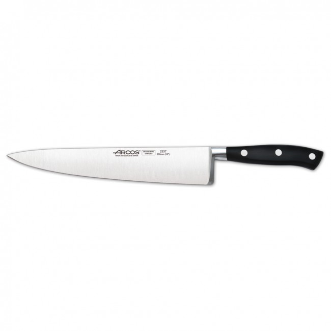 Couteau chef / Eminceur - lame inox Nitrum 25cm - A l'unité - Riviera - Arcos
