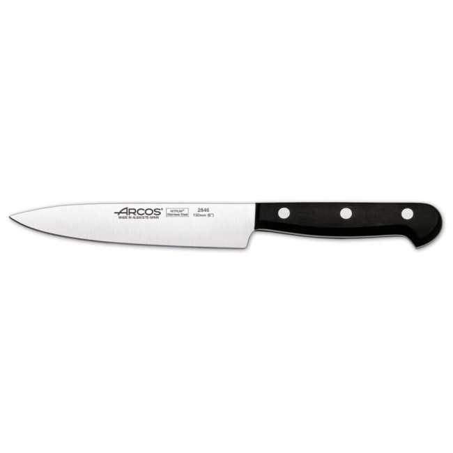 Couteau chef / Eminceur - lame inox Nitrum 15cm - A l'unité
