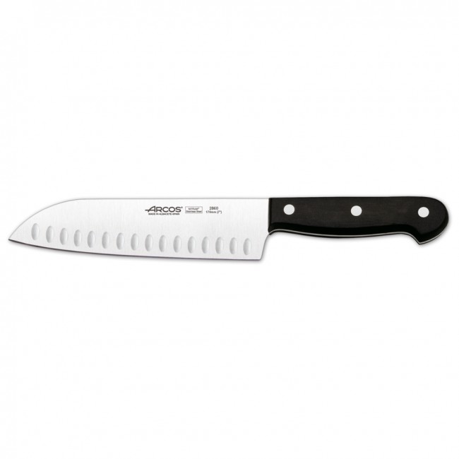 Couteau Santoku - lame inox Nitrum 17cm - Universal - Arcos