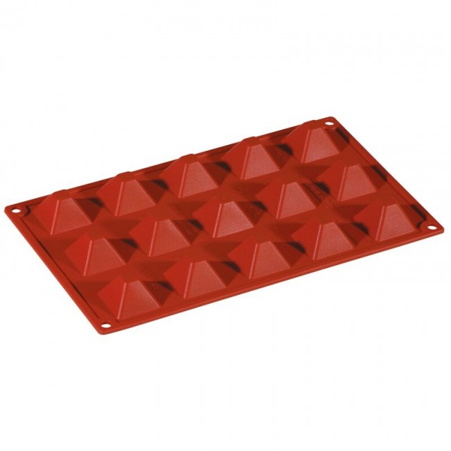 Moule flexible en silicone - 15 pyramides - Flexipad - Paderno