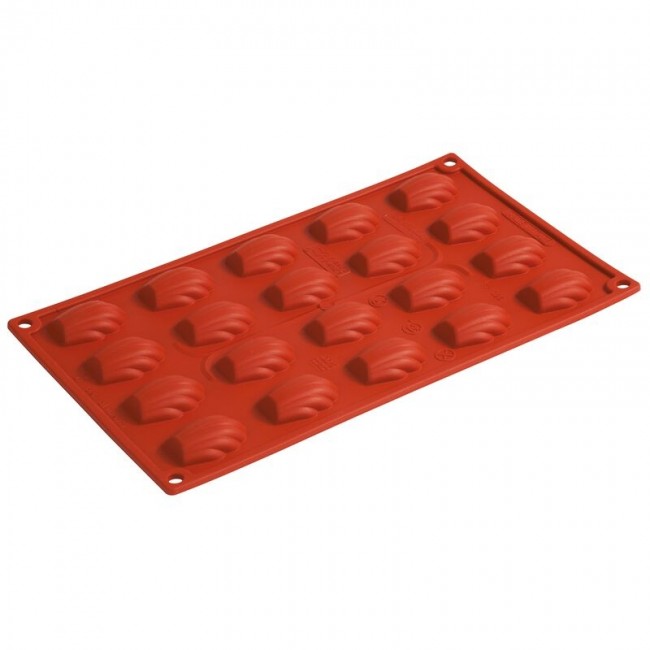 Moule flexible en silicone - 20 mini madeleines - Flexipad - Paderno