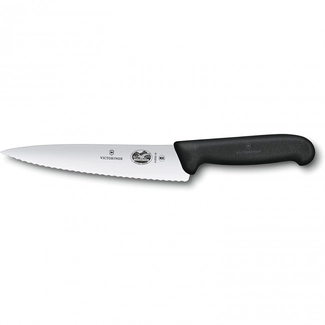 couteau a trancher swissclassic - lame 19cm poignee synthetique vert clair - swissclassic - victorinox