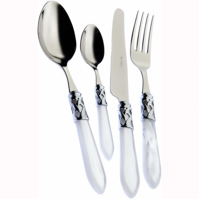 Ménagère 24 pièces noire en inox - Range couverts en bois - Laguiole - Jean Dubost