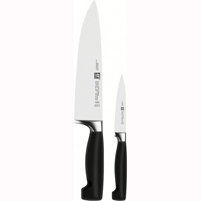Ménagère 24 pièces noire en inox - Range couverts en bois - Laguiole - Jean Dubost