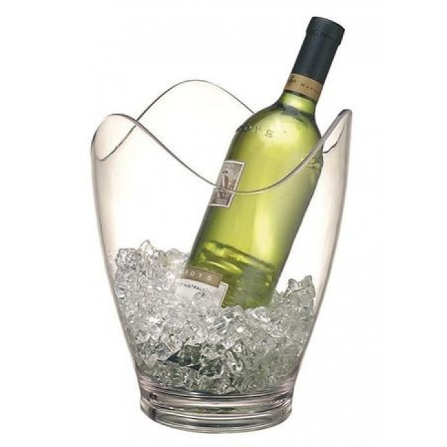 Seau à vin en acrylique transparent