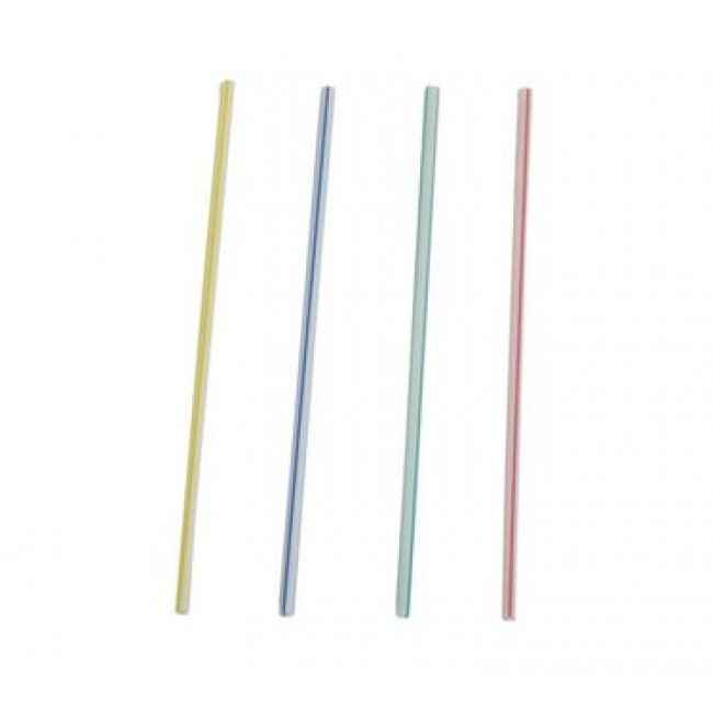 Petit paille chalumeau cocktail 12cm Ø 0,5cm - Lot de 100
