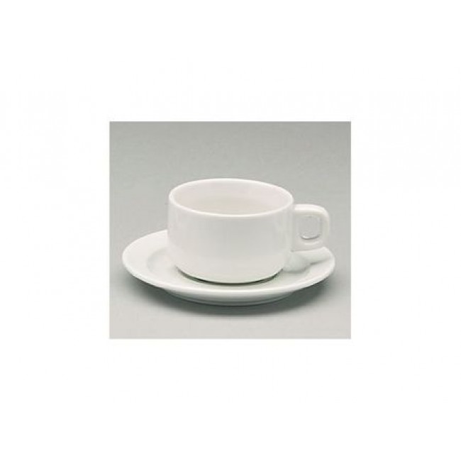 Sous-tasse à thé blanche 13,6cm