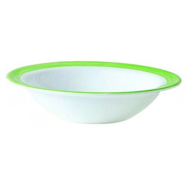 Coupelle empilable blanche/verte 12cm