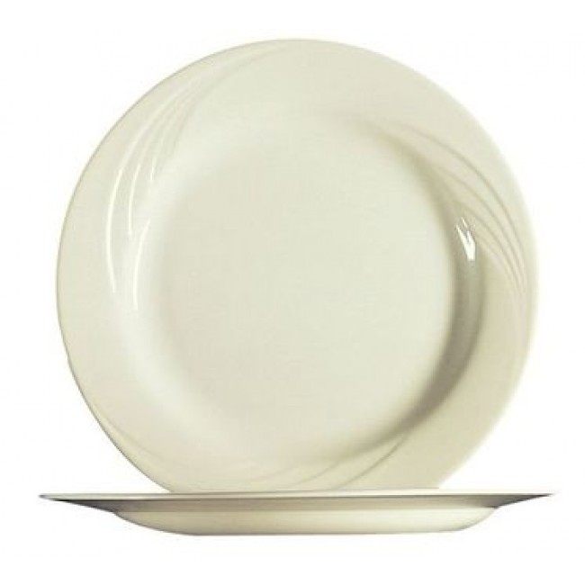 Assiette plate blanche 22cm - Lot de 6