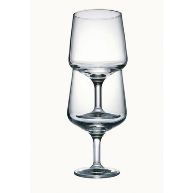 Verre à vin à pied empilable 22cl - Lot de 6 - Colosseo - Bormioli Rocco