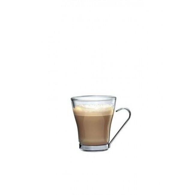 Tasse à café, à cappucino ou à thé en verre 32cl - Lot de 6 - Oslo - Bormioli Rocco