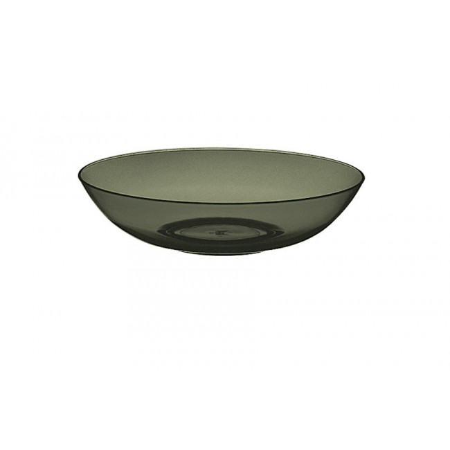 Assiette creuse onyx Ø18cm en polycarbonate - Lot de 6