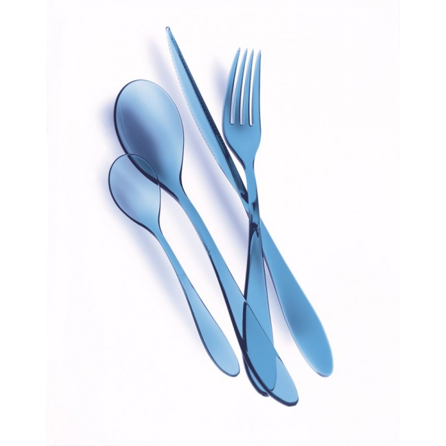 Ménagère 24 pièces en polycarbonate saphir