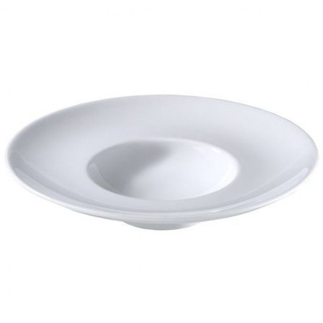 Assiette à dégustation blanche 26,5cm en porcelaine Louna - Pillivuyt