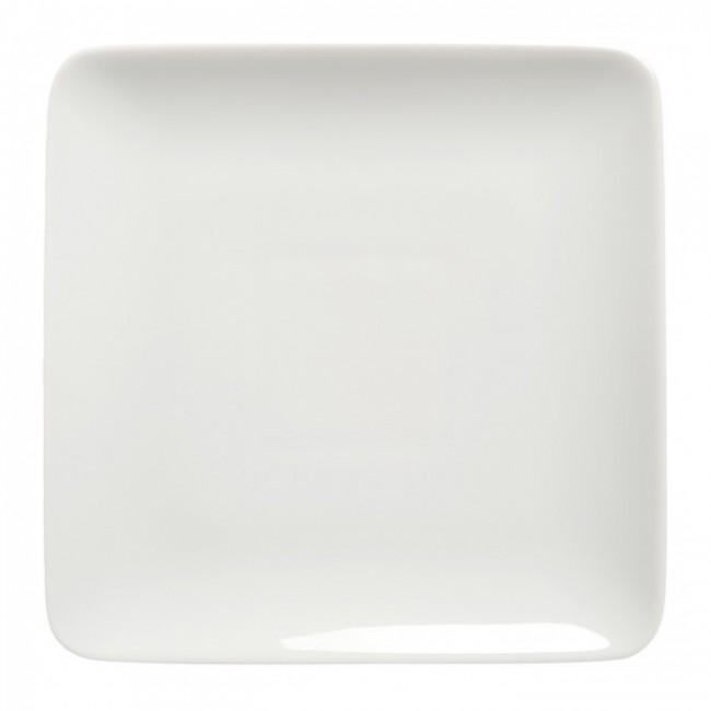 Assiette plate carrée 24cm blanche - Modulo - Guy Degrenne