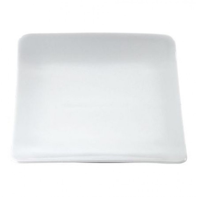 Assiette carrée blanche 26x25cm en porcelaine Vendôme - Pillivuyt
