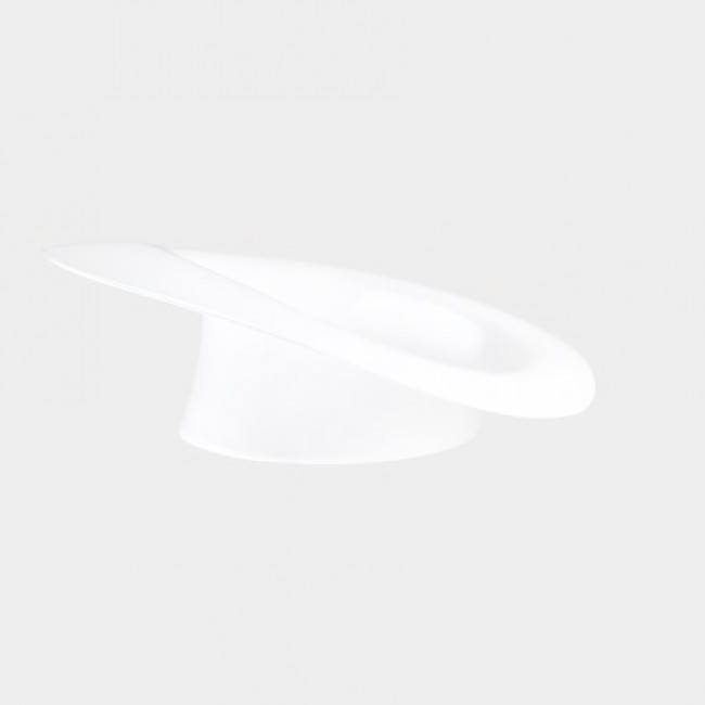 Assiette creuse Joséphine blanche 26x26,7cm en porcelaine - Alizée - Pillivuyt