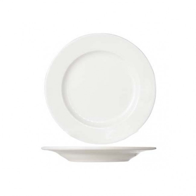 Assiette plate de service blanc crème ronde 31cm porcelaine - Lot de 6 - Buffet - Cosy & Trendy