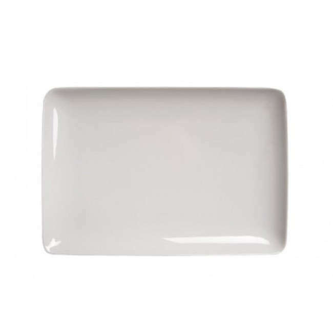 Assiette plate rectangulaire 26x18cm blanche - Modulo - Guy Degrenne