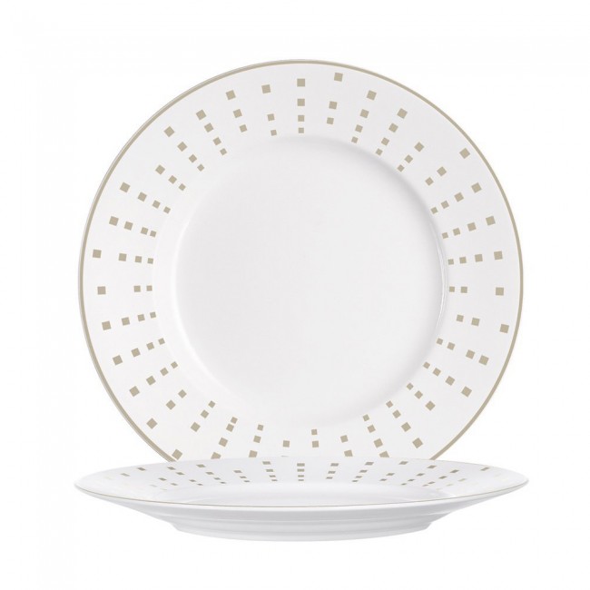 Assiette plate ronde blanche 28cm - Spazio - Spal