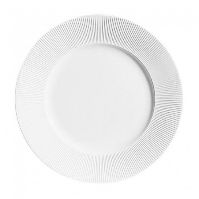 Assiette plate ronde blanche 28cm - Spazio - Spal