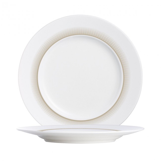 Assiette plate carrée 18x18cm blanche en porcelaine- A l'unité - Tokio - Cosy & Trendy