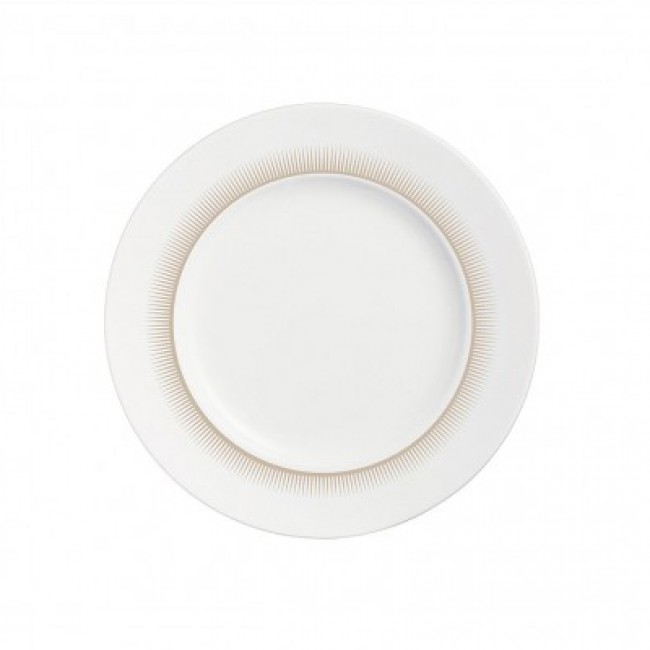 Assiette plate carrée 18x18cm blanche en porcelaine- A l'unité - Tokio - Cosy & Trendy