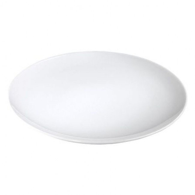 Assiette plate ronde blanche 21cm en porcelaine - Louna - Pillivuyt
