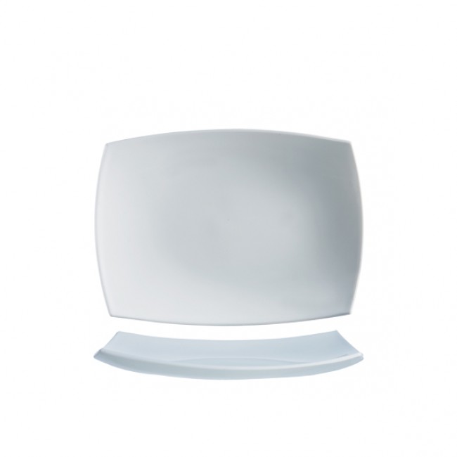 Assiette rectangulaire 35 x 26cm blanche - Delice - Arcoroc