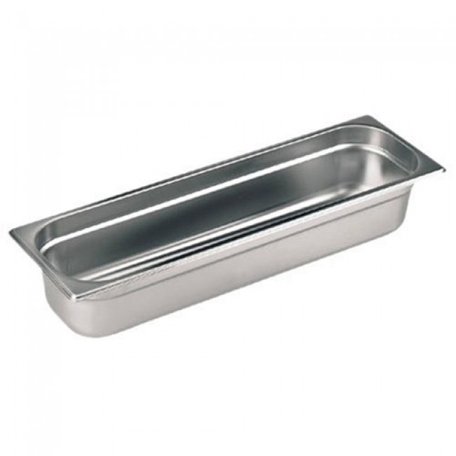 Bac gastronorme GN 2/4 en inox 53 x 16.5 x 4cm - Gastronome - Lacor