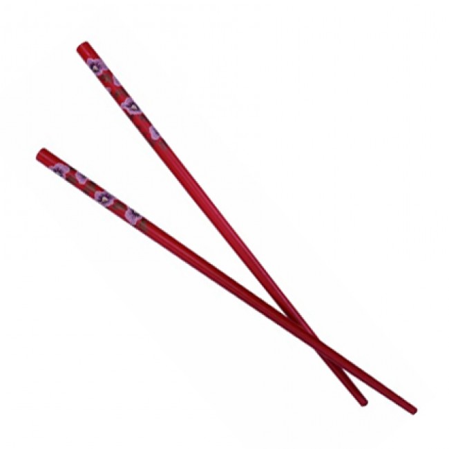 Paire de baguettes japonaises 24cm coloris assortis