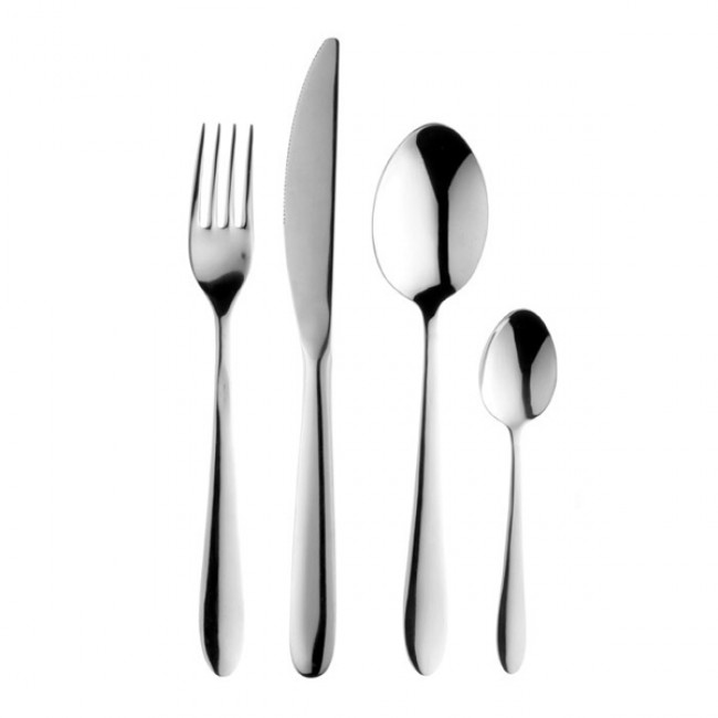 Couteau à dessert inox 18/0 2mm finition miroir - Lot de 6 - Cassiopée - Guy Degrenne