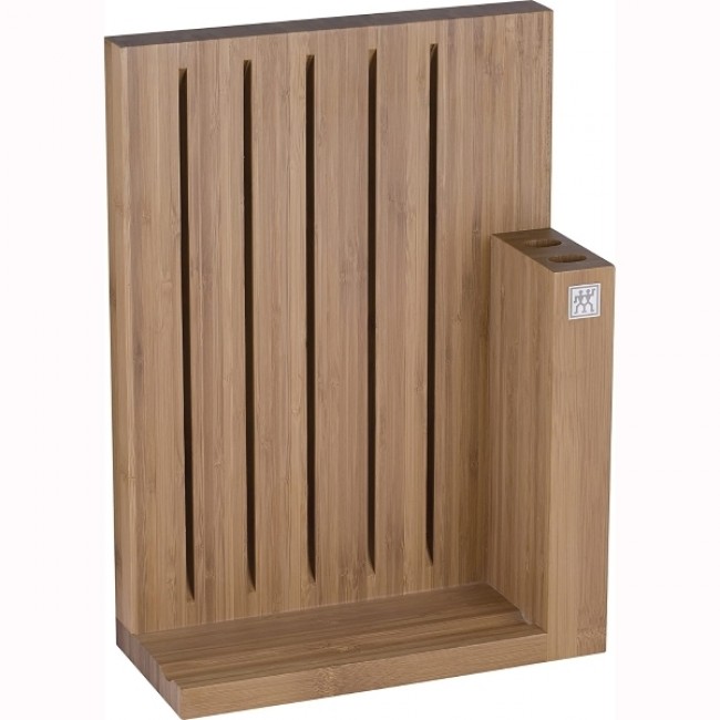 Ménagère 24 pièces noire en inox - Range couverts en bois - Laguiole - Jean Dubost