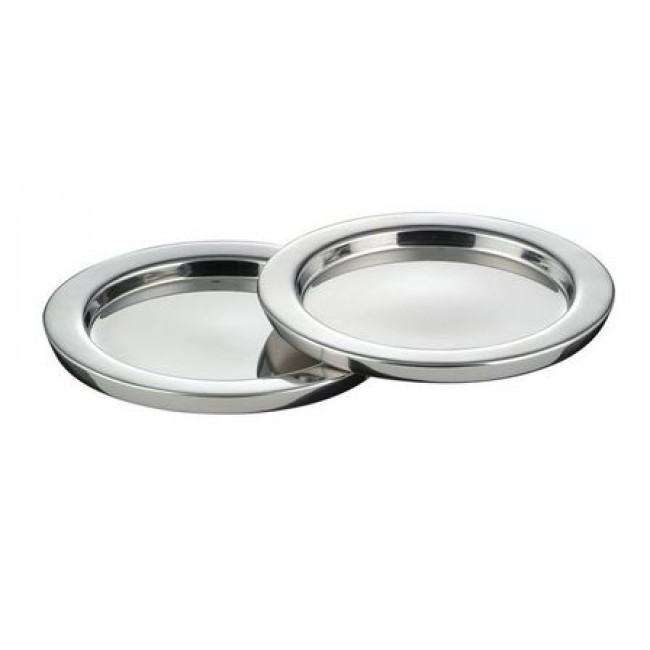 Set de 2 dessous de carafe en inox Ø13cm - Bohème - Couzon