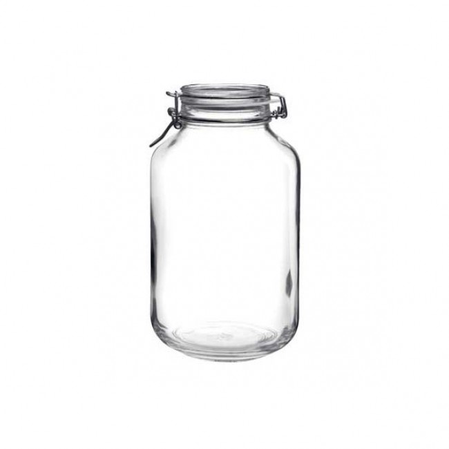 Bocal hermétique rond 4 L en verre pour terrine - Fido - Bormioli Rocco