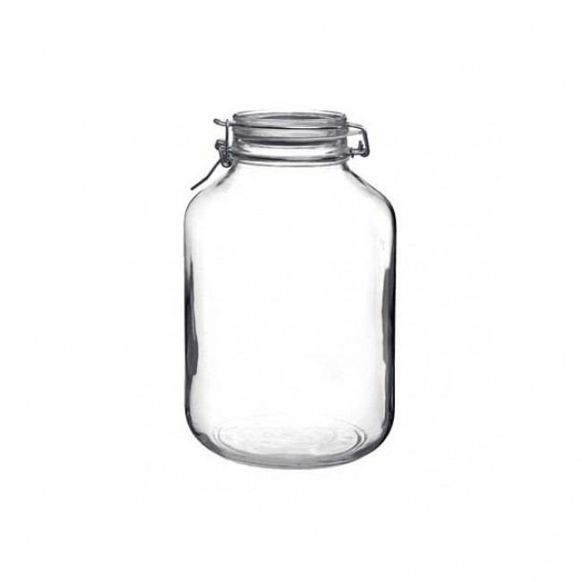 Bocal hermétique rond 5 L en verre pour terrine - Fido - Bormioli Rocco