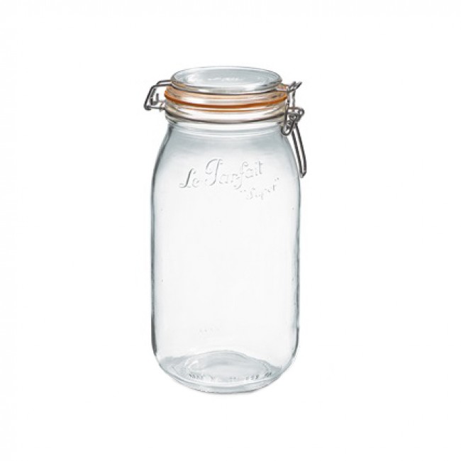 Bocal hermetique en verre 2L joint 85mm - super - le parfait