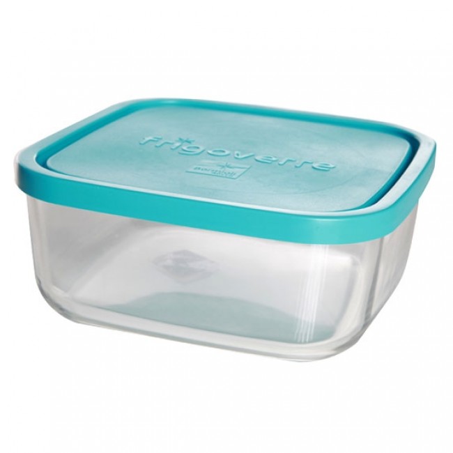 Bocal hermétique 12.5cl en verre pour terrine couvercle bleu - Fido - Bormioli Rocco
