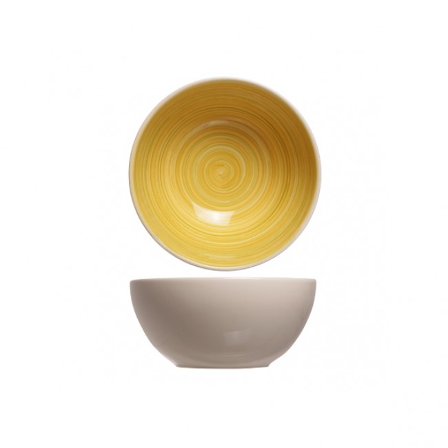 Bol rond beige et jaune 14.5cm - A l'unité - Turbolino - Cosy & Trendy