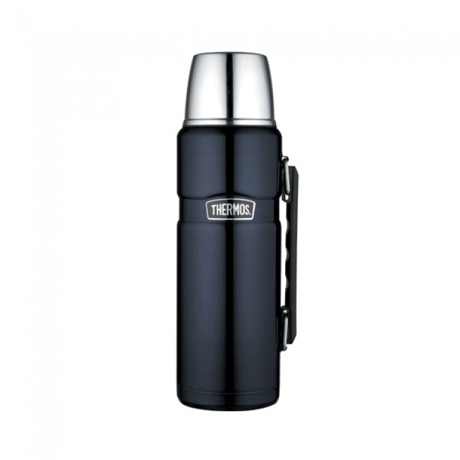 Bouteille isotherme inox bleu 1.2L - King - Thermos