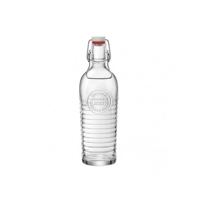 Bouteille en verre 1L avec bouchon mécanique - swing - le parfait