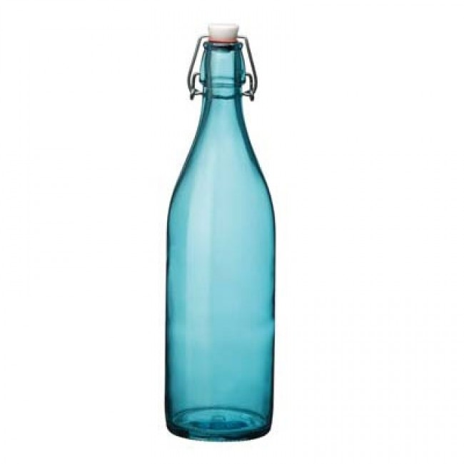Bouteille en verre 1L avec bouchon mécanique - swing - le parfait