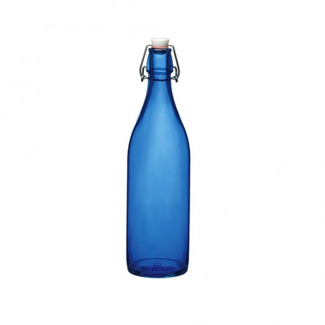 Bouteille en verre 1L avec bouchon mécanique - swing - le parfait