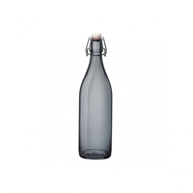 Bouteille en verre 1L avec bouchon mécanique - swing - le parfait