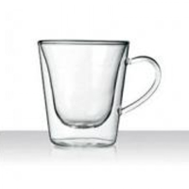Tasse à expresso en verre 12cl - Lot de 2 - Duos - Luigi Bormioli