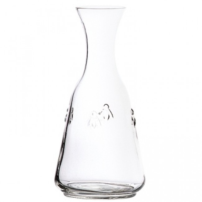 Carafe en verre - Carafon 75cl - A l'unité - Abeille - La Rochère